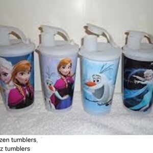 Tupperware Frozen Themed Party Tumblers Set